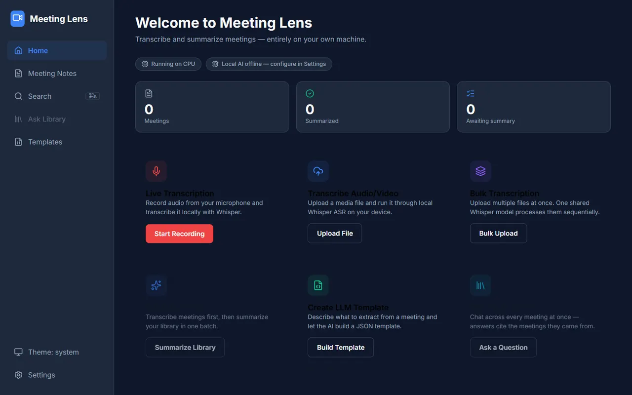 Meeting Lens screenshot