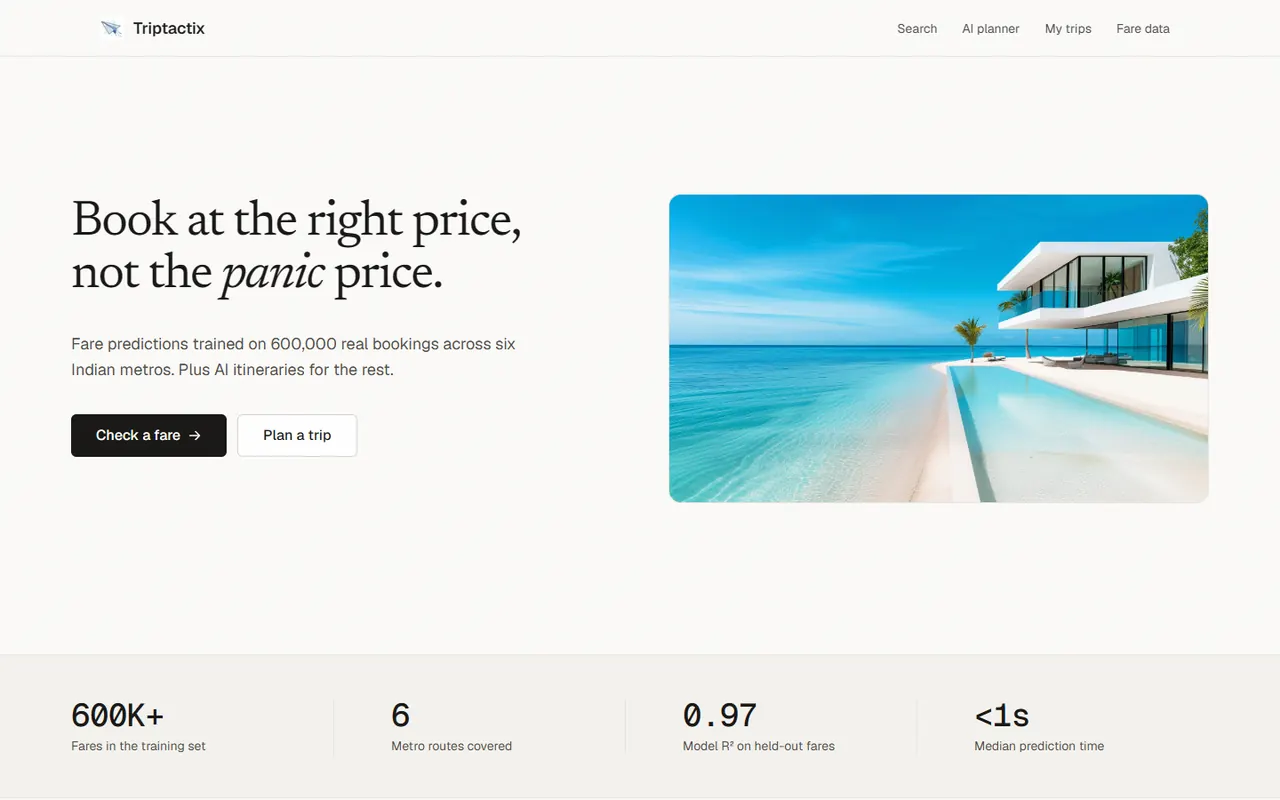 TripTactix screenshot